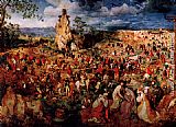 Pieter The Elder Bruegel Canvas Paintings - The Procession to Calvary